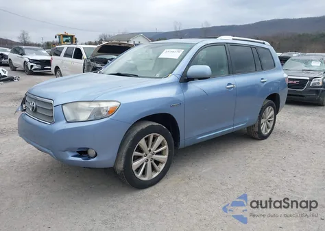 2008 Toyota Highlander Hybrid Limited z USA, uszkodzony, nr VIN JTEEW44A682001695